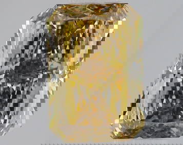 RADIANT 2.06ct Fancy Vivid Gray Yellow VS2 - (1 of 1)