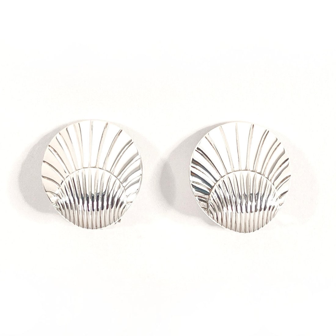Georg Jensen Earring Silver925 Silver Shell Motif (1 of 6)