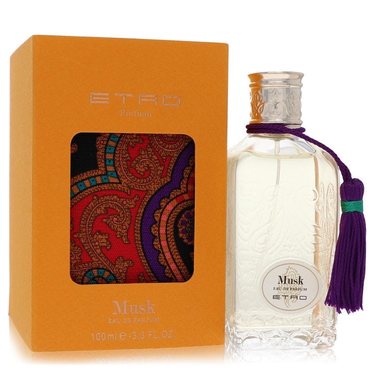 Etro Musk Perfume By Etro Eau De Parfum Spray: Brand: Etro Size: 3.3 oz Eau De Parfum Spray Grams: 500 Type: Eau De Parfum Spray Fragrance: Perfume for Women Product Disclaimer: Authentic fragrances; some boxes may show shelf wear. Ground shipping