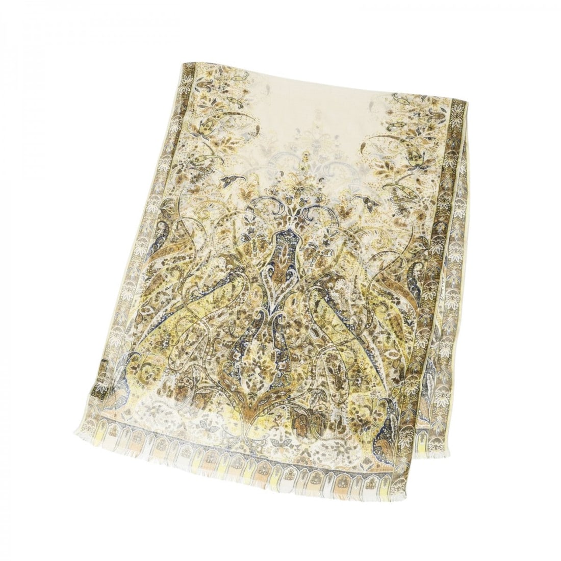 Etro Stall Cashmere Green Type Uni: Brand: ETRO Item: Stall Gender: unisex (Unisex) Color: Green type Material: cashmere Accessories: None Notation Size: UNI Size: cm (approx.): W66 Total Length: 164cm inch (approx.): W26.0 Total Length