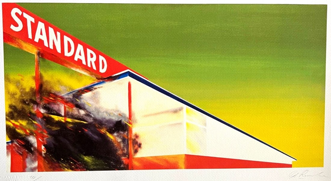 Ed Ruscha Lithograph (1991 Original Signed COA) (1 of 10)