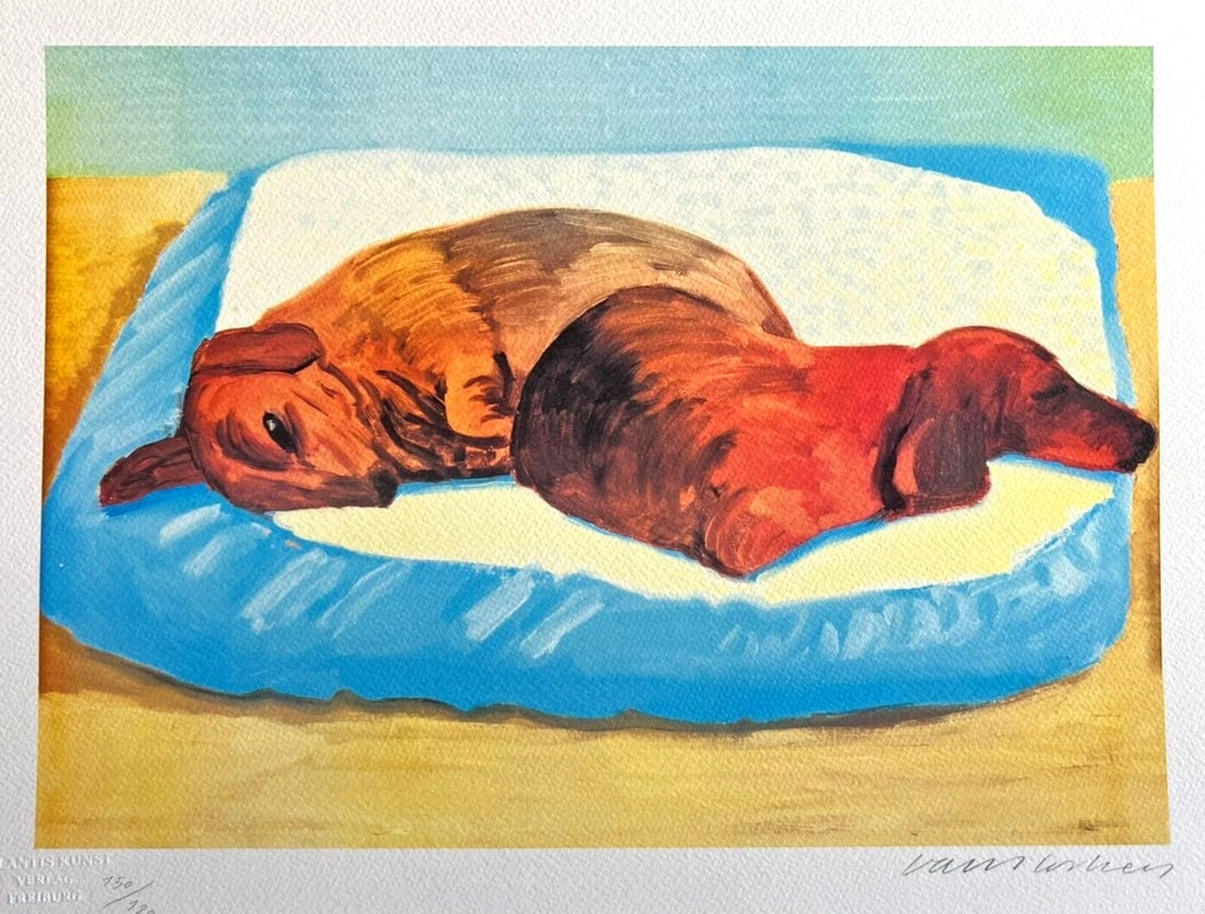 David Hockney - Lithograph Original COA Signed (1 of 10)