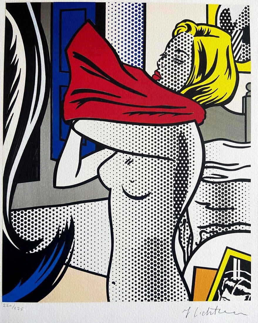 Roy Lichtenstein Lithograph COA Original Signed (1 of 11)