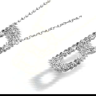 Tiffany&Co. Necklace Diamond Initial B 950 Platinum: Metal: Platinum Metal Purity: 950 Type: Necklace Main Stone: Diamond Style: Necklace Main Stone Creation: Natural Product Disclaimer: Items may exhibit light wear, such as minor scratches or slight