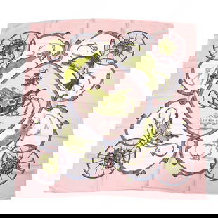 Hermes Scarf Silk Pink Carre90 Women: Brand: HERMES Item: scarf Model: Carre90 Gender: Women Color: pink Material: silk Weight: 66.5g Accessories: None Size: cm (approx.): H89.5 x W89 inch (approx.): H35.2 x W35.0 Product Disclaimer: