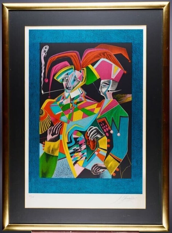 Mihail Chemiakin (Russian) Nijinsky Signed Original Lithograph Print Framed: Artist: Mihail Chemiakin Signed By: Mihail Chemiakin Size: Large Signed: Yes Material: Paper Original/Licensed Reprint: Original Framing: Framed Region Of Origin: USA Subject: Ballerina Nijinsky Type: