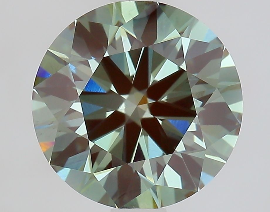 Round 2.21Ct Fancy Vivid Green Vs1 - Ideal Loose Lab Diamond (1 of 1)