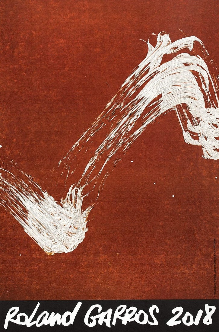 Fabienne Verdier Roland Garros French Open " Poster Contempora: Artist: Fabienne Verdier Title: Roland Garros French Open Year: 2018 Signed: No Medium: Offset Lithograph Paper Size: 31.5 x 20.75 inches ( 80 x 53 cm ) Image Size: 28.5 x 20.75 inches ( 72 x 53 cm )