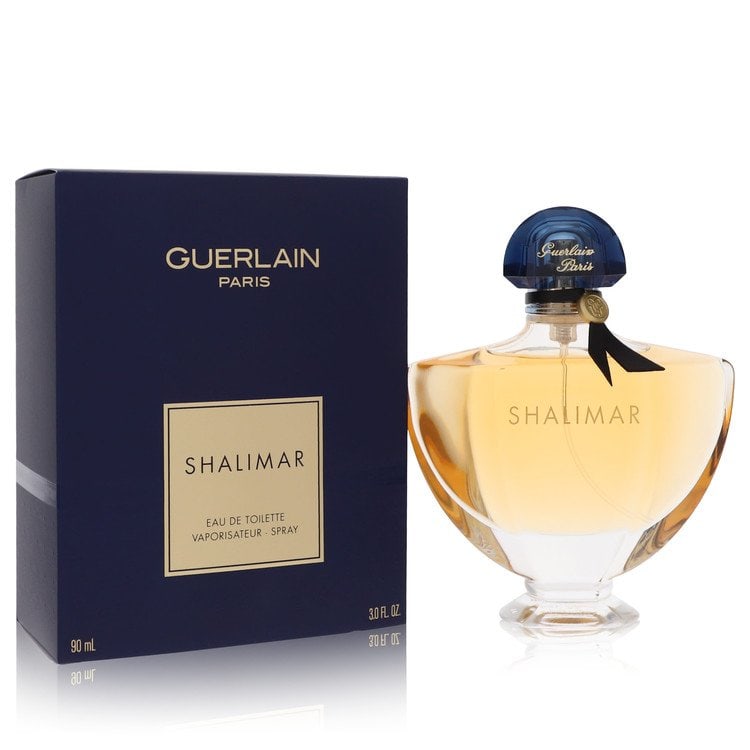 Shalimar Perfume By Guerlain Eau De Toilette Spray: Brand: Guerlain Size: 3 oz Eau De Toilette Spray Grams: 500 Type: Eau De Toilette Spray Fragrance: Perfume for Women Product Disclaimer: Authentic fragrances; some boxes may show shelf wear. We strong