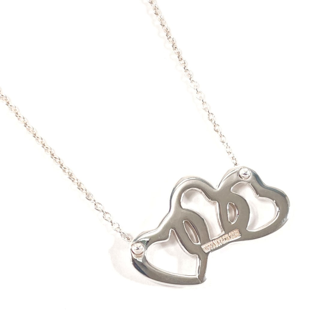Tiffany&Co. Necklace Silver925 Silver Triple Heart (1 of 7)