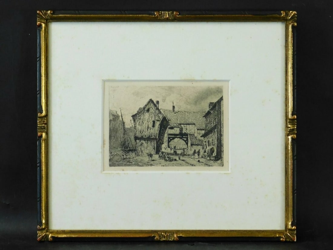 Paul Huet (Paris) Original Etching Pencil Signed Numbered Framed: Unit Of Sale: Single Piece Artist: Paul HUET Signed By: Paul HUET Image Orientation: Landscape Size: Small Signed: Yes Material: Paper Framing: Framed Original/Licensed Reprint: Original Subject: Land