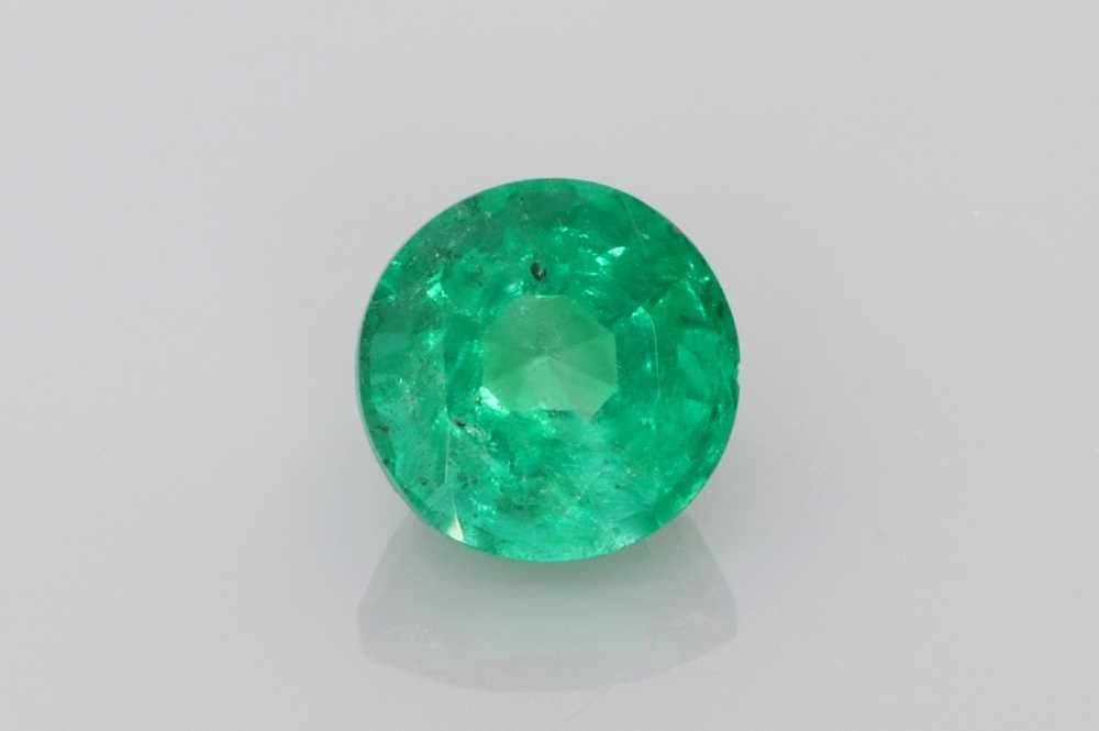 Round 2.1Ct Green Si - Loose Emerald Gemstone (1 of 1)