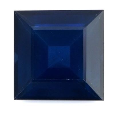 Square 2.13Ct Blue Ec - Loose Sapphire Gemstone (1 of 1)