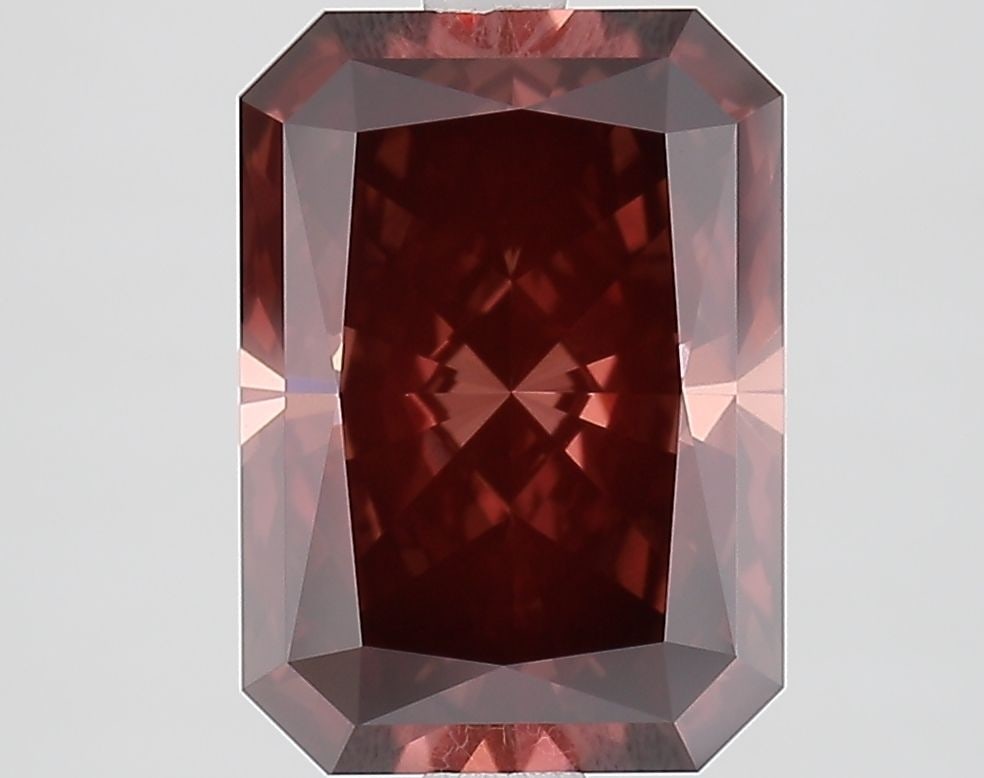 Radiant 3.06Ct Fancy Deep Brownish Pink Vvs2 - Loose Lab Diamond (1 of 1)