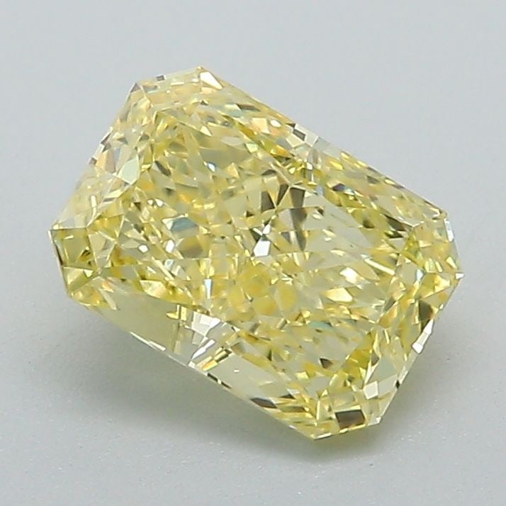 Radiant 1.39Ct Fancy Vivid Yellow Vs1 - Loose Lab Diamond (1 of 1)