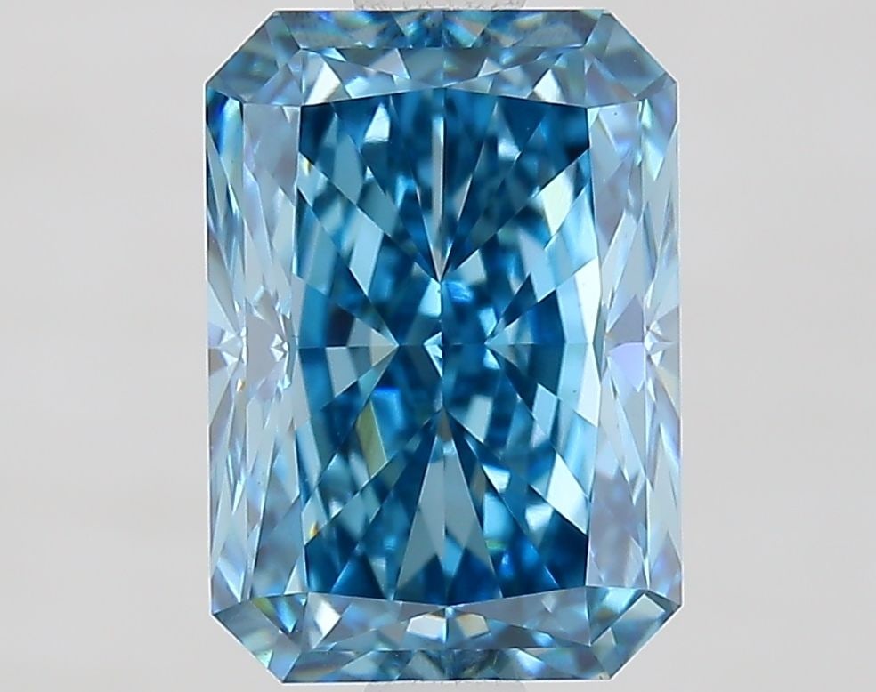Radiant 2.05Ct Fancy Vivid Blue Vvs2 - Loose Lab Diamond (1 of 1)