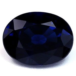 Oval 2.59Ct Blue Ec - Loose Sapphire Gemstone (1 of 1)