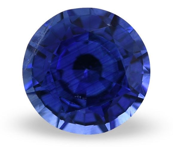 Round 1.61Ct Blue Ec - Loose Sapphire Gemstone (1 of 1)
