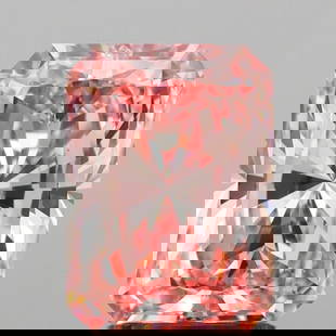 Radiant 2.53Ct Fancy Vivid Pink Vs1 - Loose Lab Diamond: Source: This Is A Real Diamond Grown In A Lab Not Mined. Carat: 2.53 Cut: - Color: Fancy Vivid Pink Clarity: VS1 Polish: EX Symmetry: EX Measurements: 9.32L X 6.62W X 4.59H Certification: IGI Video: