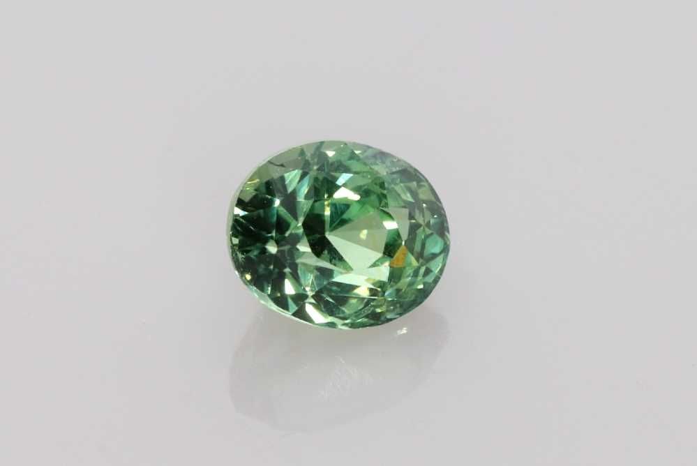Oval 1.51Ct Green Si - Loose Sapphire Gemstone (1 of 1)