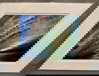Clark Little Signed Wave Photo Print - Matted 11X14" Art 2019 Greenroom: Artist: Clark Little Title: Wave [Matted Print "Greenroom"] Art Size: 1114 inches (27.9cm 35.5cm) Signature: Signed in the lower right corner Purchase Location: Purchased in 2019 at GREENROOM