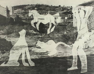 Pablo Picasso, Composition (Bloch 112; Kibbey 1466; Goeppert 115), Diurnes Dcoupages Et: Phototype and stencil on vlin dArches paper. Unsigned and unnumbered, as issued. Paper Size: 15.625 x 11.75 inches. Excellent condition. Notes: From the folio, Diurnes Dcoupages et Photographies,