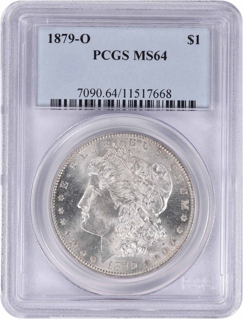 1879-O Morgan Silver Dollar Ms64 Pcgs (1 of 3)
