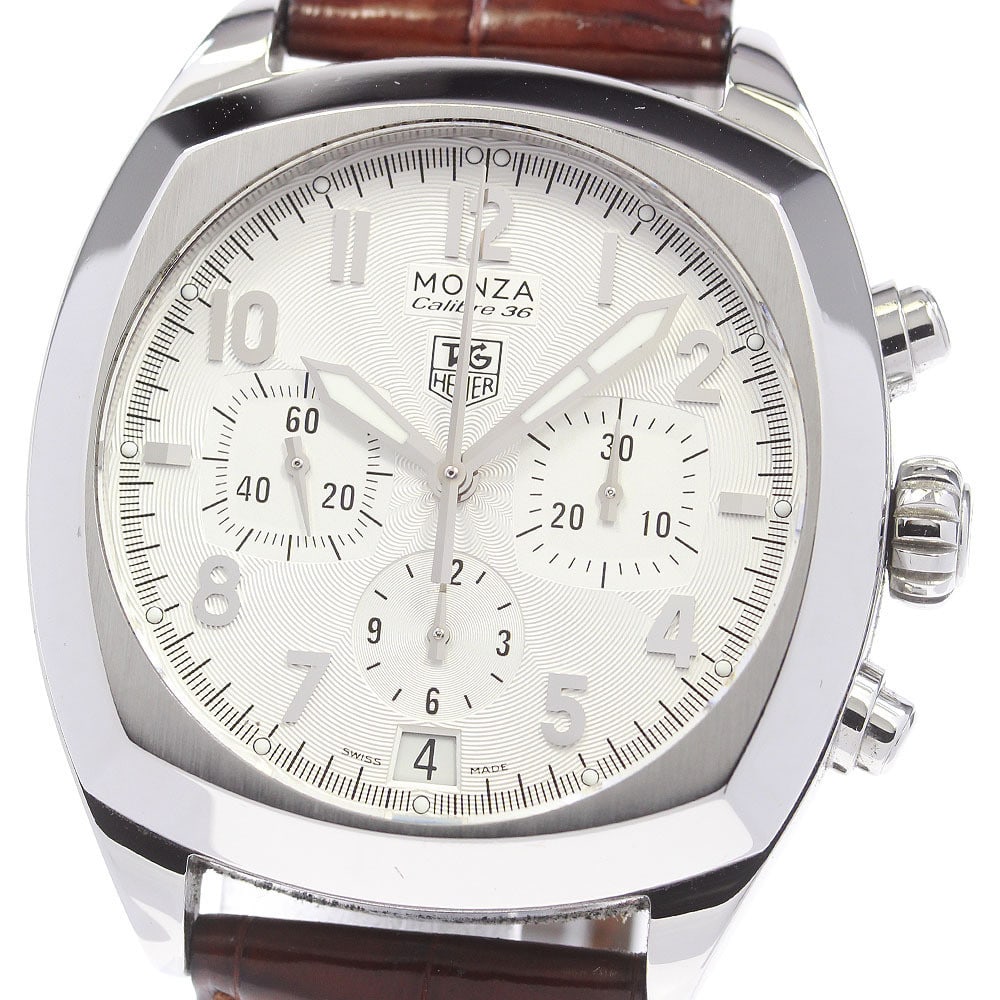 Tag Heuer Monza Caliber 36 Watch Men: Type: Wristwatch Customized: Yes Style: watches Movement: Automatic Display: Analog Case Size: 37mm Product Disclaimer: Items may exhibit light wear, such as minor scratches or slight tarnishing appro