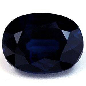 Oval 1.8Ct Blue Ec - Loose Sapphire Gemstone: Type: Sapphire Carat: 1.8 Cut: FACETED Color: Blue Clarity: EC Treatment: HEATED Color Shade: Deep Blue Measurements: 7.92L X 6.09W Certification: None Video: V