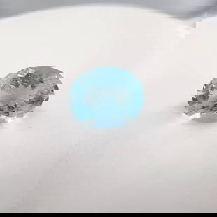 Oval 3.76Ct Blue Si - Loose Aquamarine Gemstone: Type: Aquamarine Carat: 3.76 Cut: FACETED Color: Blue Clarity: SI Treatment: NONE Color Shade: Medium Intense Measurements: 12.0L X 9.65W Certification: None Video: