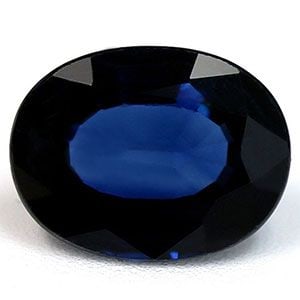 Oval 1.58Ct Blue Ec - Loose Sapphire Gemstone (1 of 1)
