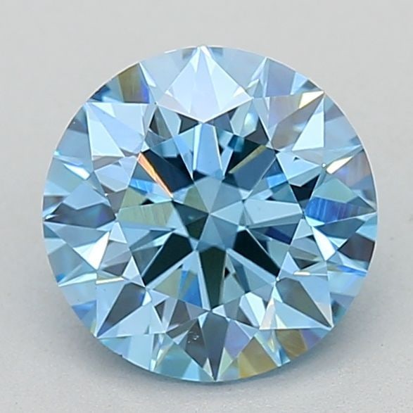 Round 2.01Ct Fancy Vivid Blue Vs1 - Loose Lab Diamond (1 of 1)