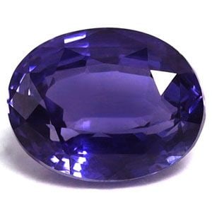 Oval 1.74Ct Blue Ec - Loose Sapphire Gemstone (1 of 1)