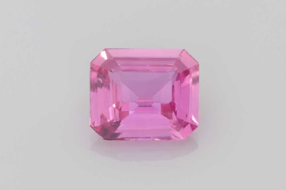 Octagonal 1.35Ct Pink Si - Loose Sapphire Gemstone (1 of 1)