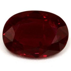 Oval 1.15Ct Red Si - Loose Ruby Gemstone: Type: Ruby Carat: 1.15 Cut: FACETED Color: Red Clarity: SI Treatment: NONE Color Shade: Pigeon Blood Red Measurements: 7.43L X 5.4W Certification: Gia Video: Vid