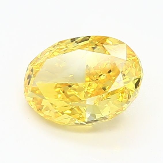 Oval 1.23Ct Fancy Vivid Yellow Vvs2 - Loose Lab Diamond (1 of 1)