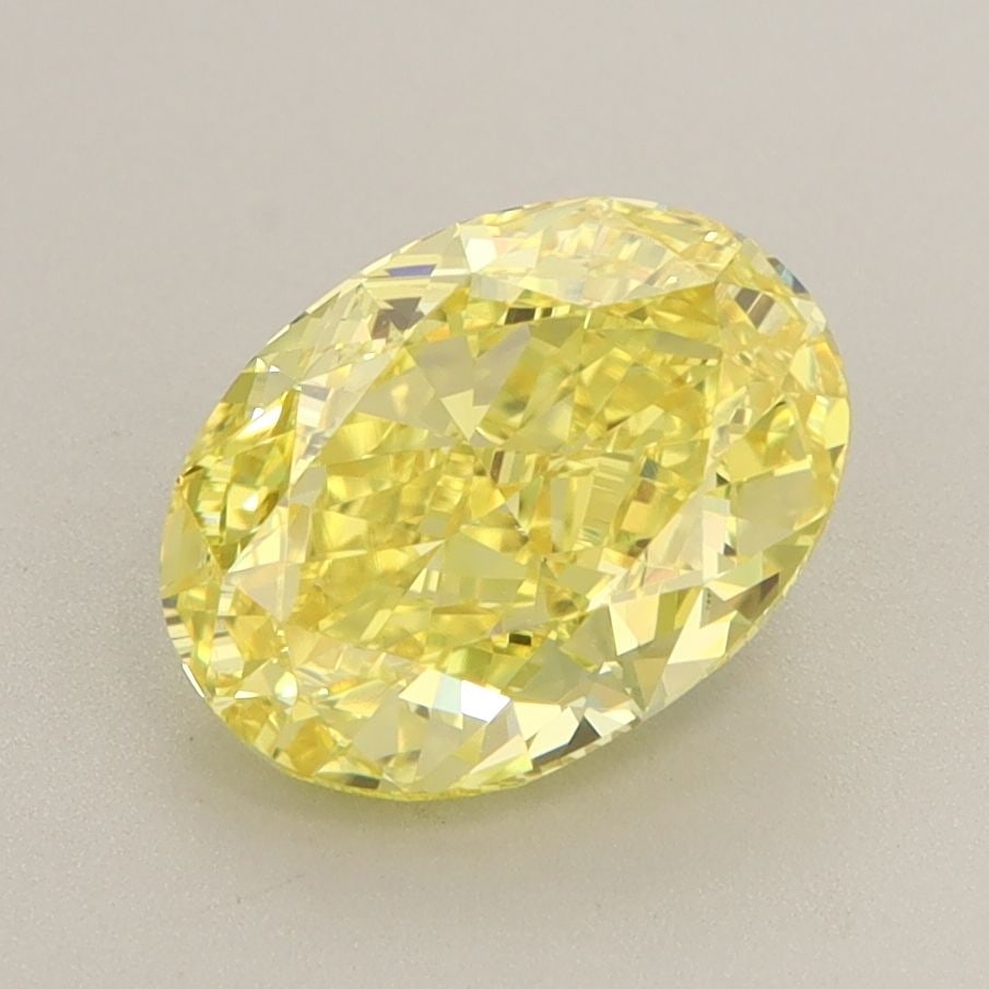Oval 2.27Ct Fancy Vivid Yellow Vvs2 - Loose Lab Diamond (1 of 1)