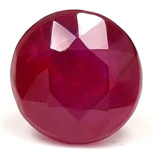 Round 1.49Ct Red Ec - Loose Ruby Gemstone (1 of 1)