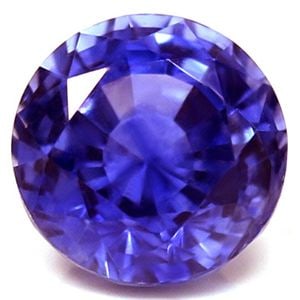 Round 1.35Ct Blue Ec - Loose Sapphire Gemstone (1 of 1)