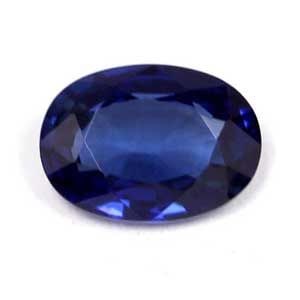 Oval 1.07Ct Blue Ec - Loose Sapphire Gemstone (1 of 1)