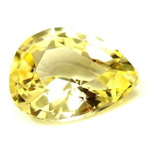 Pear 1.35Ct Yellow Ec - Loose Sapphire Gemstone (1 of 1)