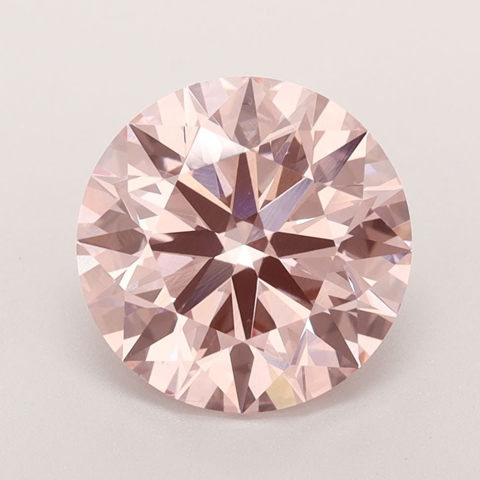 Round 3.25Ct Fancy Vivid Pink Vs1 - Ideal Loose Lab Diamond (1 of 1)