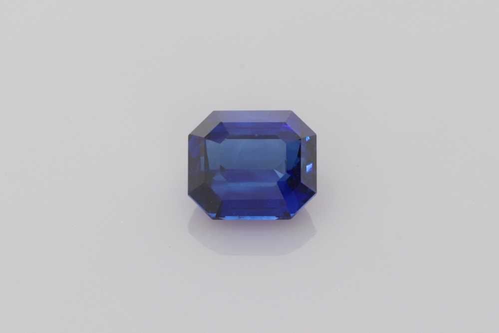 Octagonal 1.6Ct Blue Si - Loose Sapphire Gemstone (1 of 1)