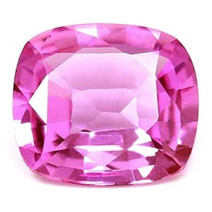 Cushion 1.26Ct Pink Ec - Loose Sapphire Gemstone (1 of 1)
