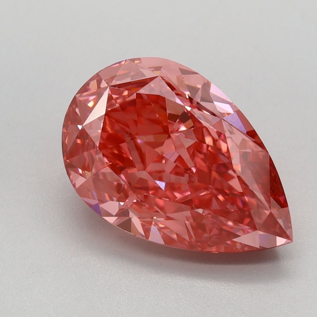 Pear 2.65Ct Fancy Vivid Pink Vvs2 - Loose Lab Diamond (1 of 1)