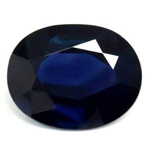 Oval 1.8Ct Blue Ec - Loose Sapphire Gemstone: Type: Sapphire Carat: 1.8 Cut: FACETED Color: Blue Clarity: EC Treatment: HEATED Color Shade: Deep Blue Measurements: 8.79L X 6.9W Certification: None Video: Vi