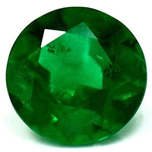 Round 1.03Ct Green Si - Loose Emerald Gemstone (1 of 1)