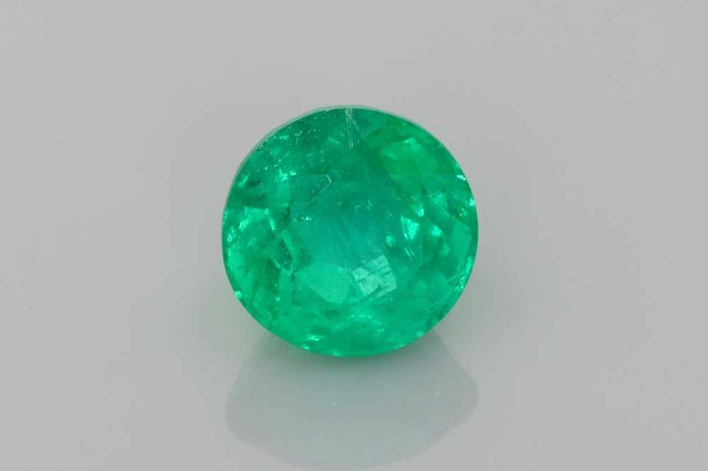 Round 1.4Ct Green Si - Loose Emerald Gemstone (1 of 1)