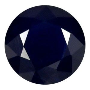 Round 1.24Ct Blue Si - Loose Sapphire Gemstone (1 of 1)
