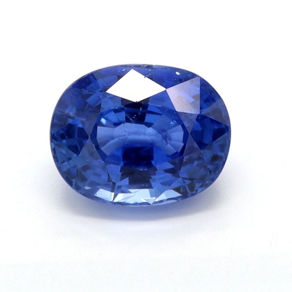Oval 1.04Ct Blue Si - Loose Sapphire Gemstone (1 of 1)